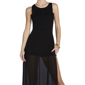 BCBG Kenzi Sleeveless Skirted Romper